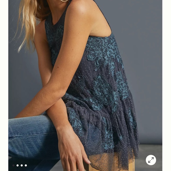 Neomia Applique Lace Tunic - Picture 3 of 7